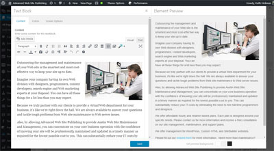 Easy WordPress Editing