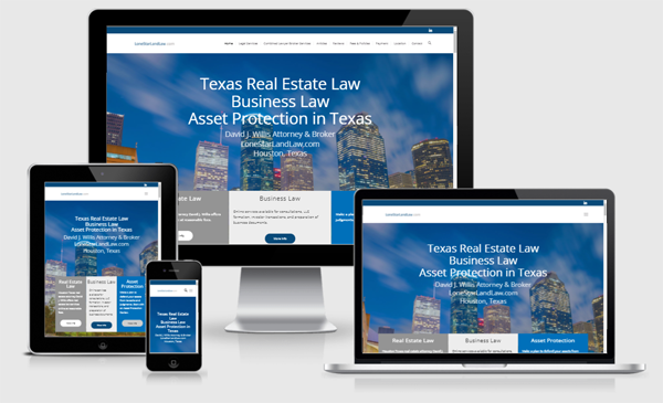 Web Design Austin - Houston Real Estate Attorney